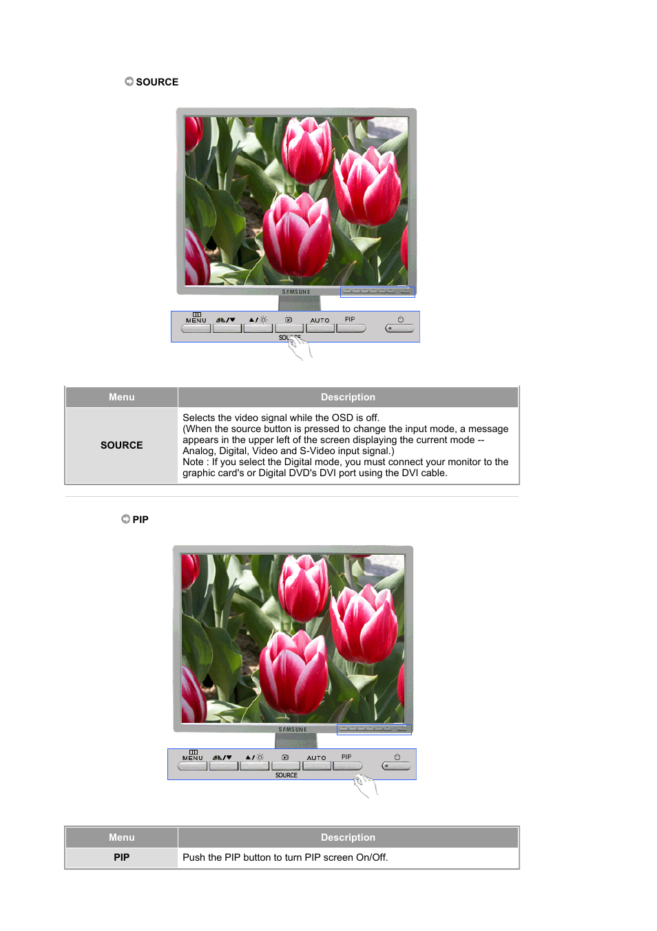 Source | Samsung 204Ts User Manual | Page 28 / 76