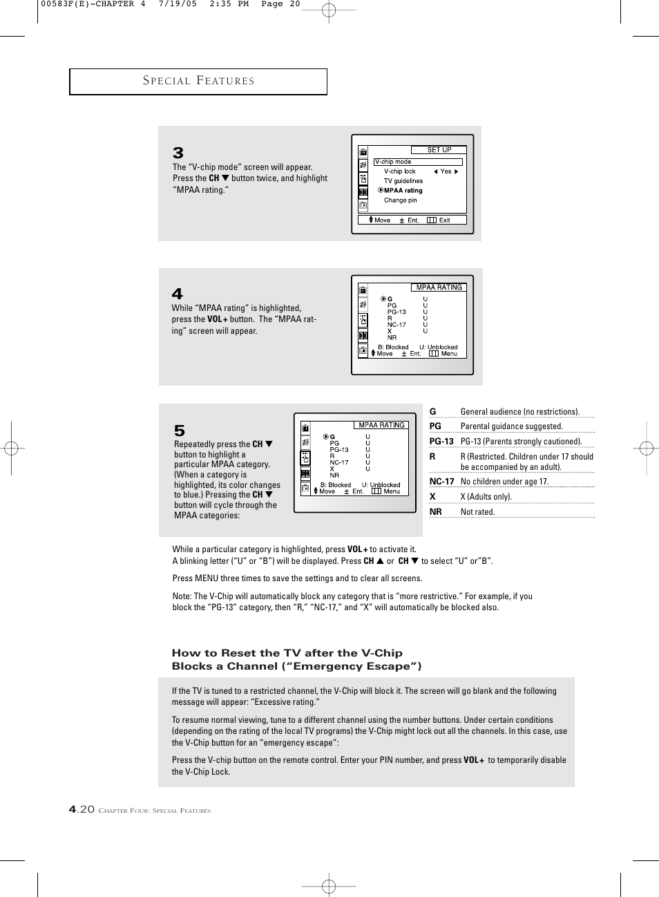 Samsung Tantus PCK 6115R User Manual | Page 56 / 58