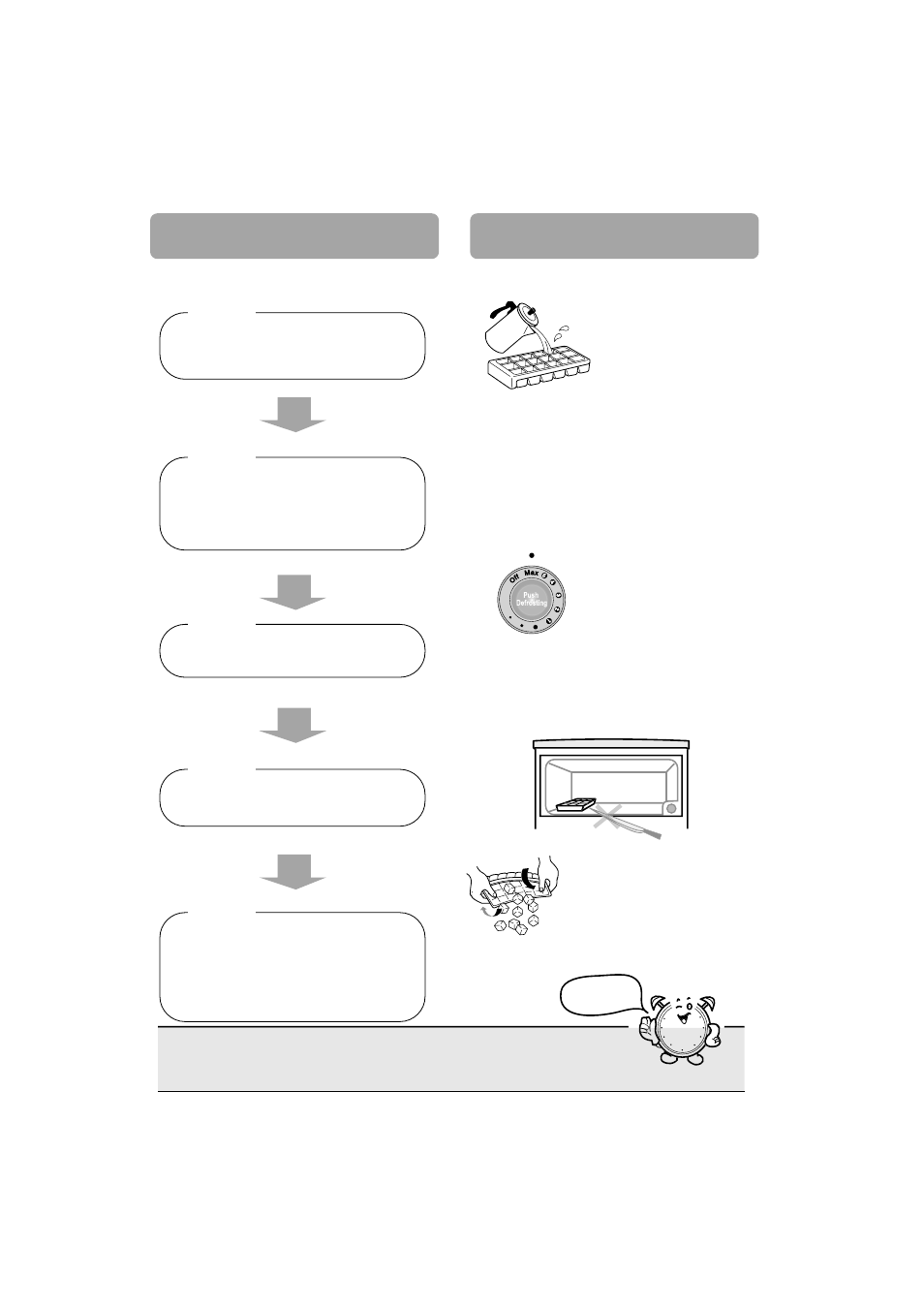 Setting up the refrigerator, Ice making, Setting up the refrigerator ice making | Samsung RA18FH User Manual | Page 4 / 8