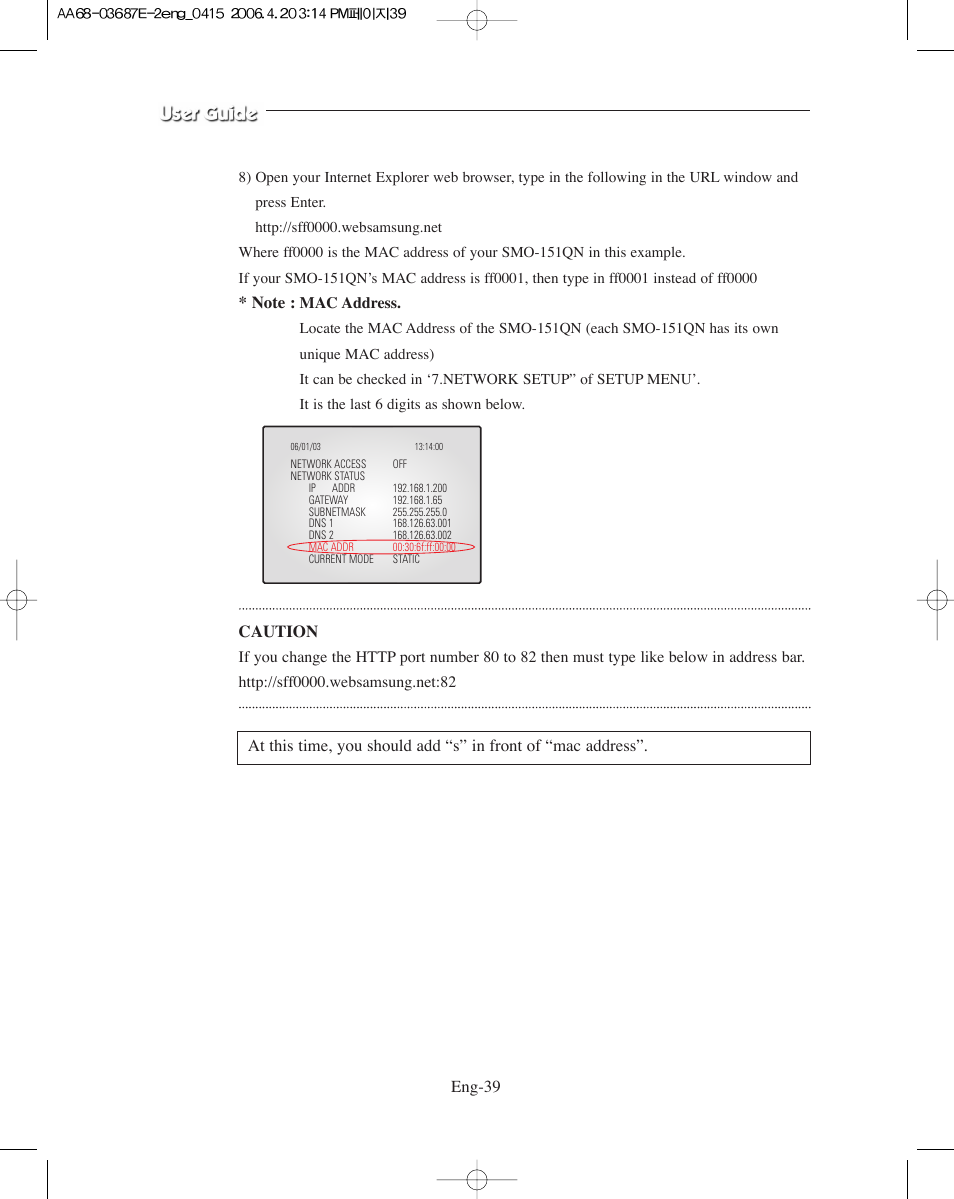 Samsung SMO-XAAV User Manual | Page 39 / 105