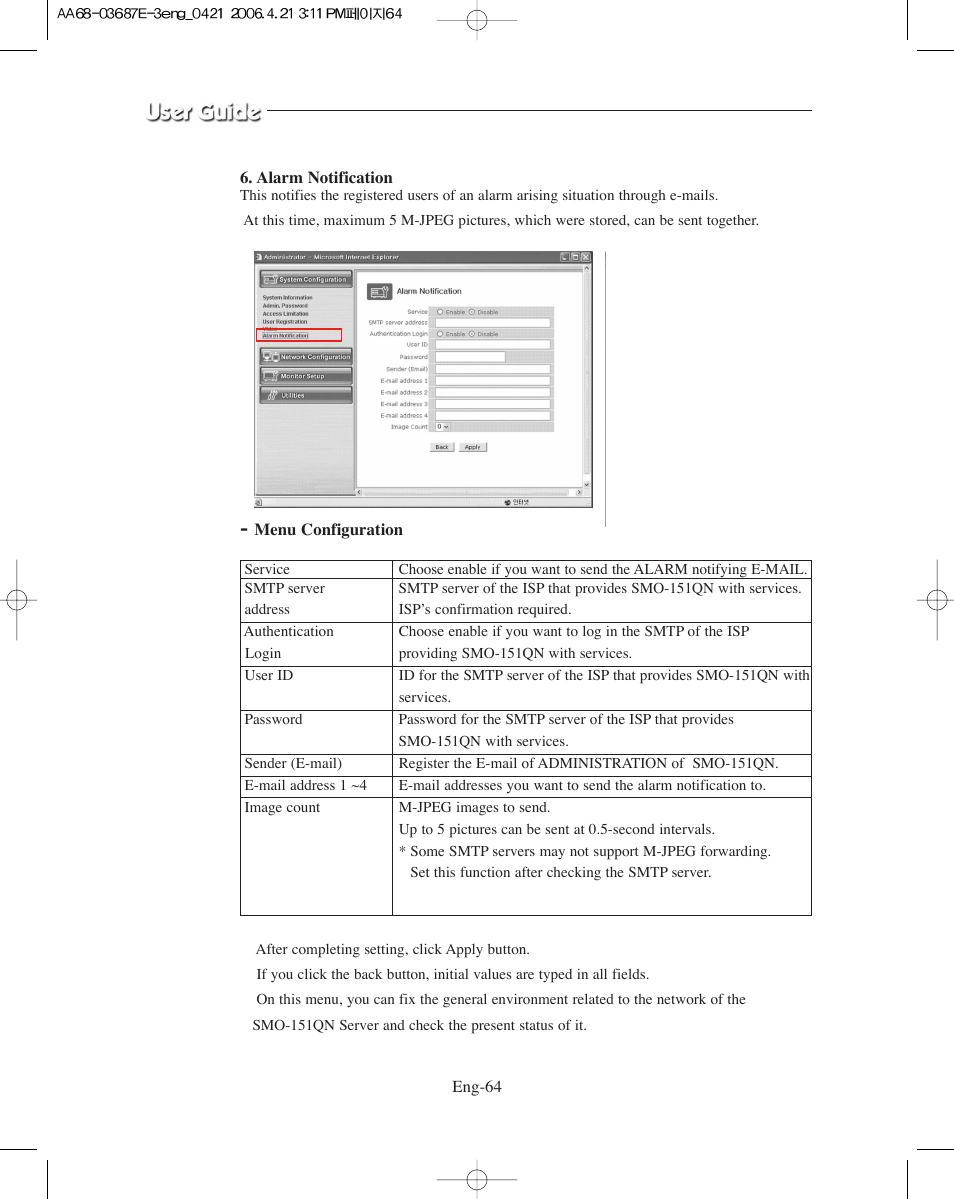 Samsung SMO-XAAV User Manual | Page 64 / 105