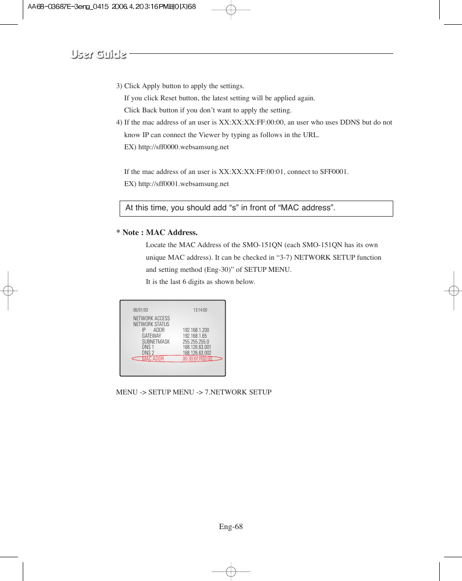 Samsung SMO-XAAV User Manual | Page 68 / 105