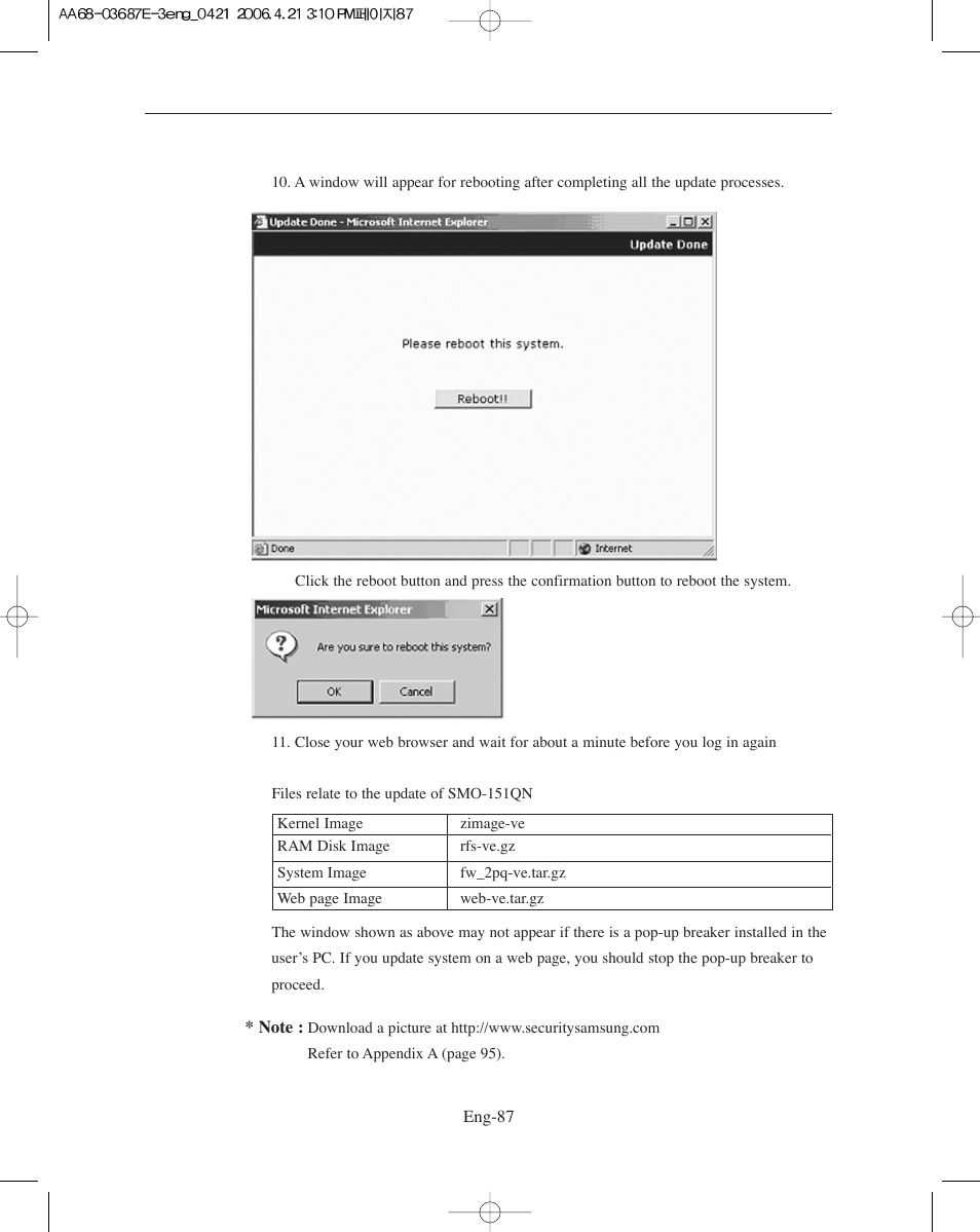 Samsung SMO-XAAV User Manual | Page 87 / 105