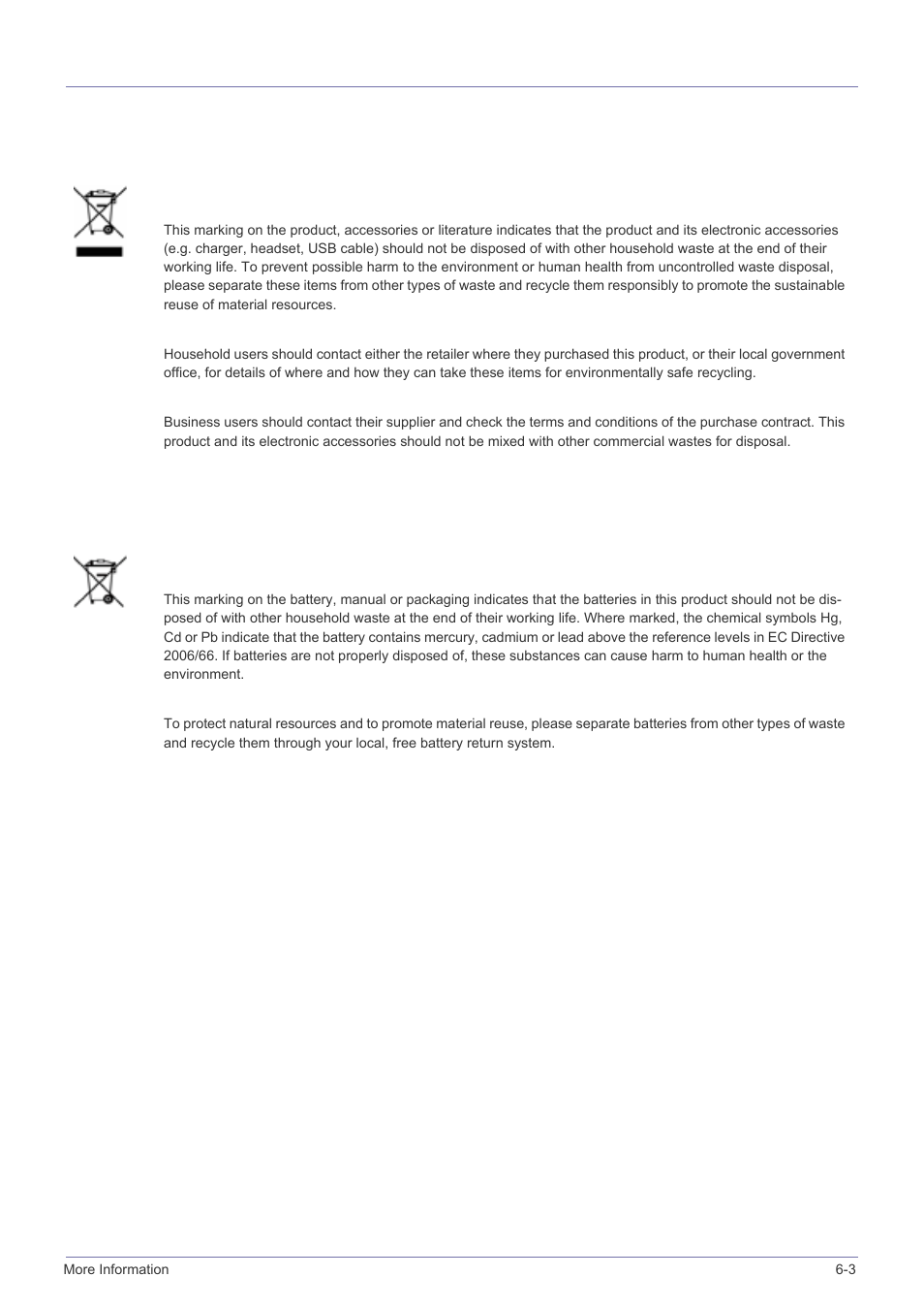 3 correct disposal - europe only, Correct disposal - europe only -3 | Samsung SP-P410M User Manual | Page 54 / 54