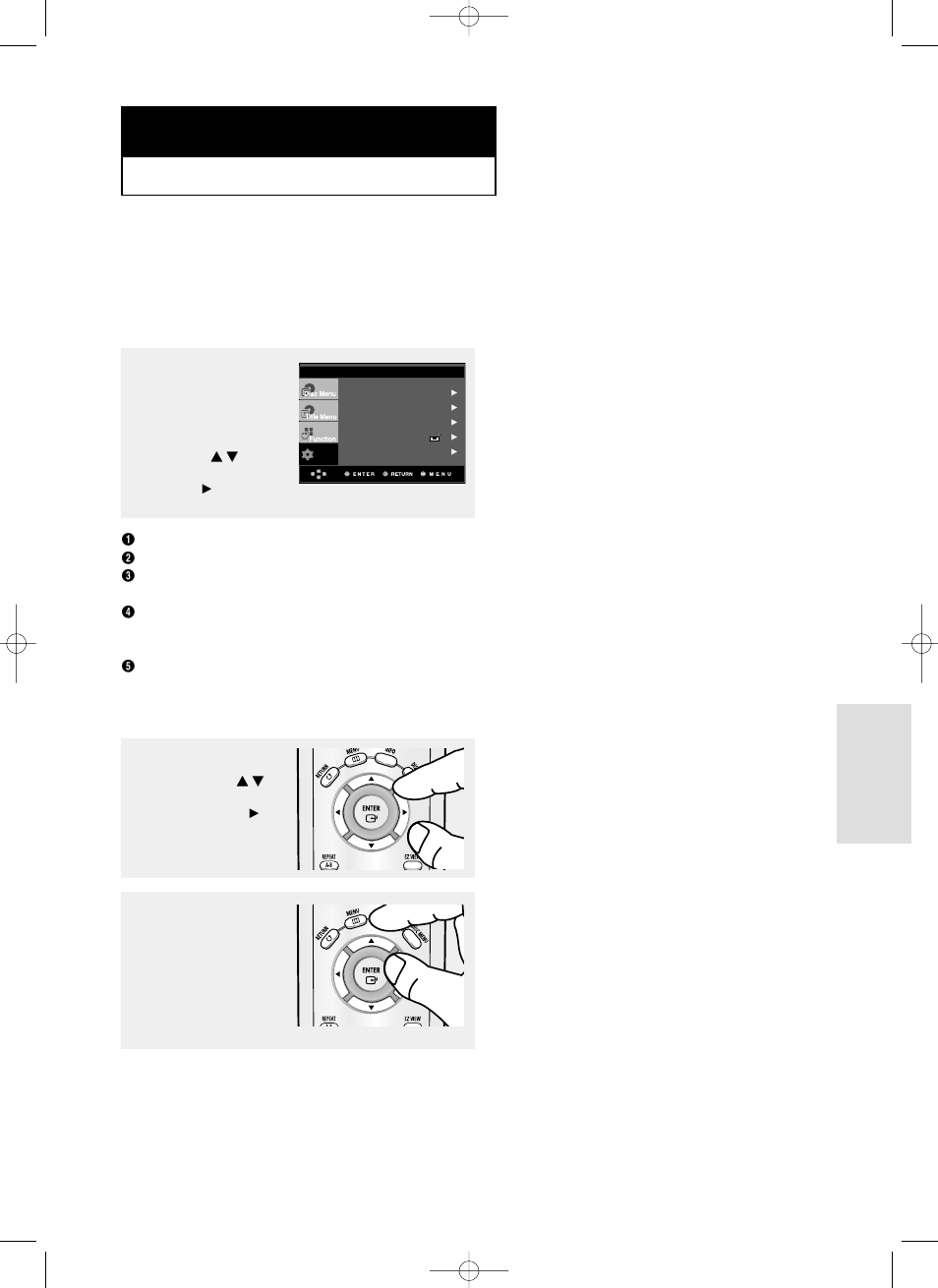 Setup-menü verwenden, Setup-men ь д ndern | Samsung DVD-P355 User Manual | Page 106 / 246