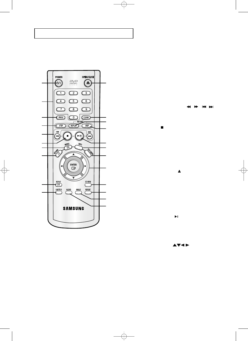 Überblick zur fernbedienung | Samsung DVD-P355 User Manual | Page 71 / 246
