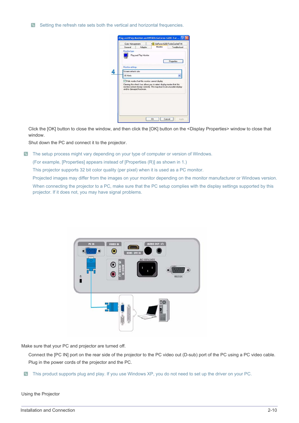 10-2. connecting with a pc | Samsung SPH SP-M220 User Manual | Page 25 / 60