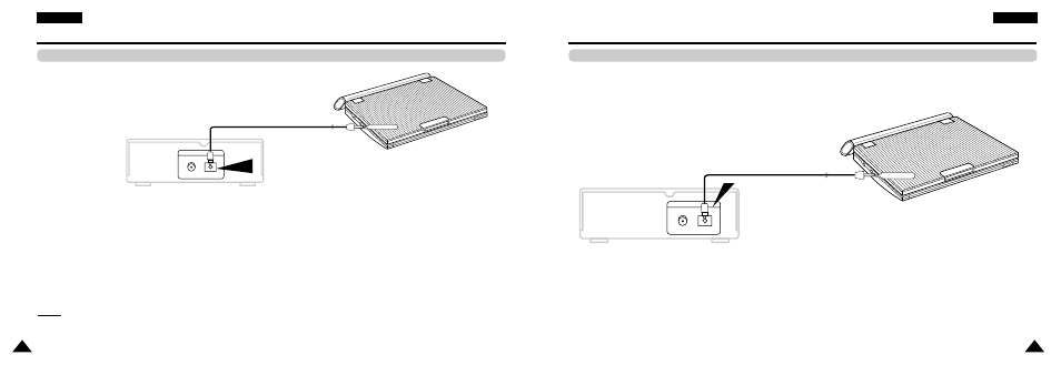 Connecting to a stereo component | Samsung DVD-L300WDEU User Manual | Page 12 / 34