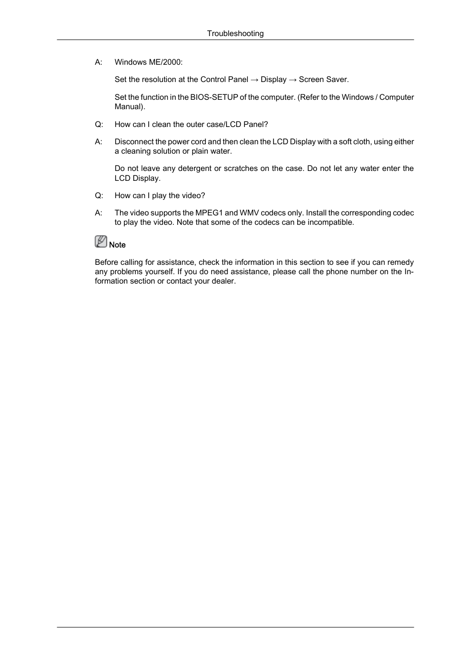 Samsung 460DR-S User Manual | Page 30 / 30