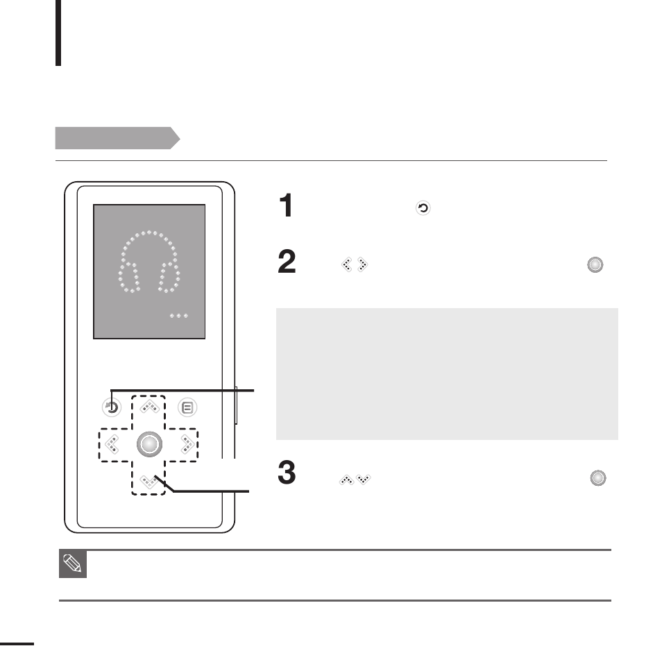 Chapter 3. multimedia function, Listening to music | Samsung YP-K3J User Manual | Page 24 / 59