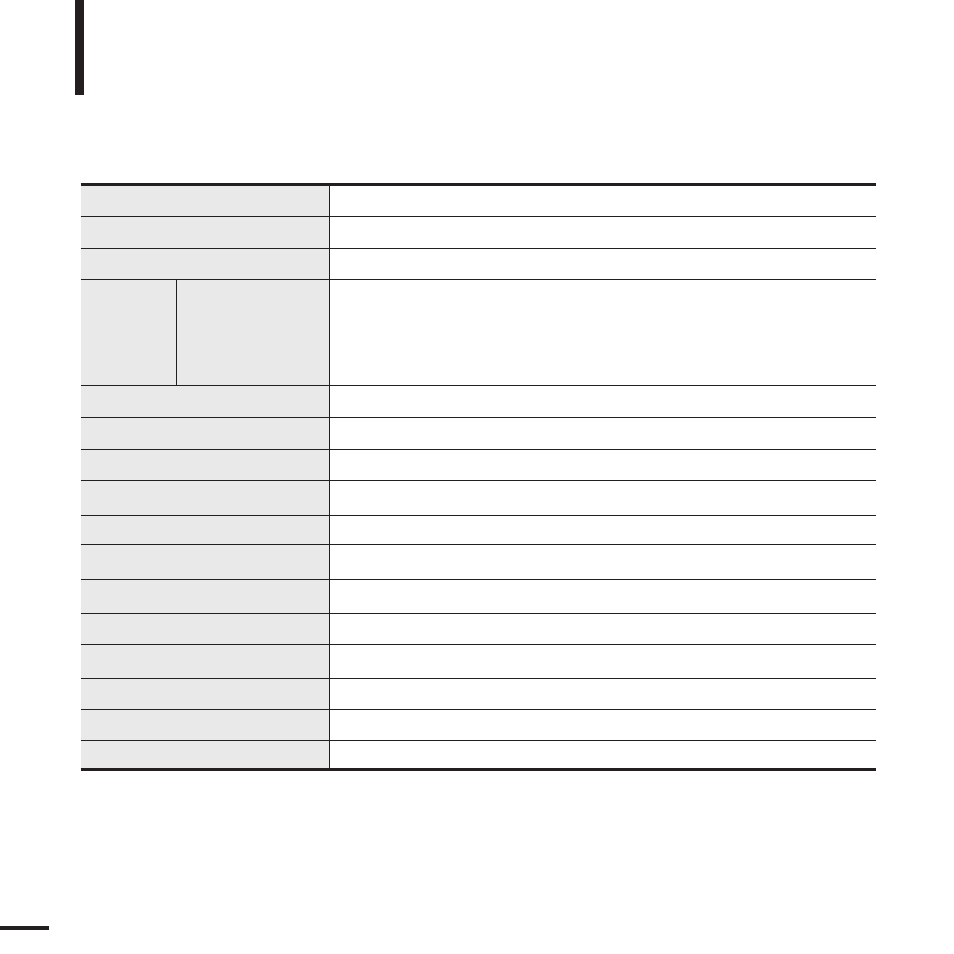 Product specifications | Samsung YP-K3J User Manual | Page 56 / 59