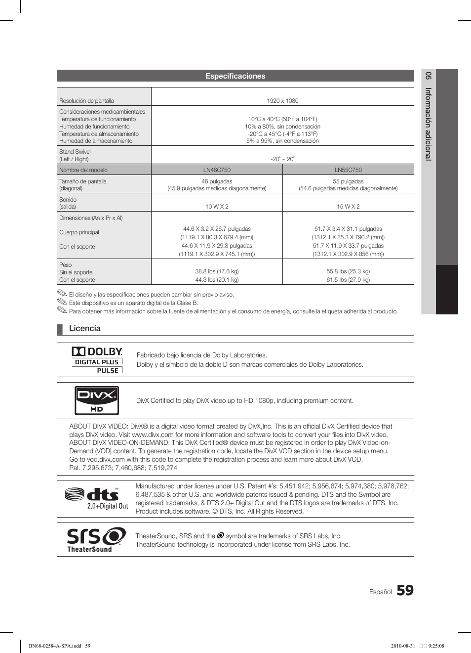 Samsung 750 User Manual | Page 119 / 184