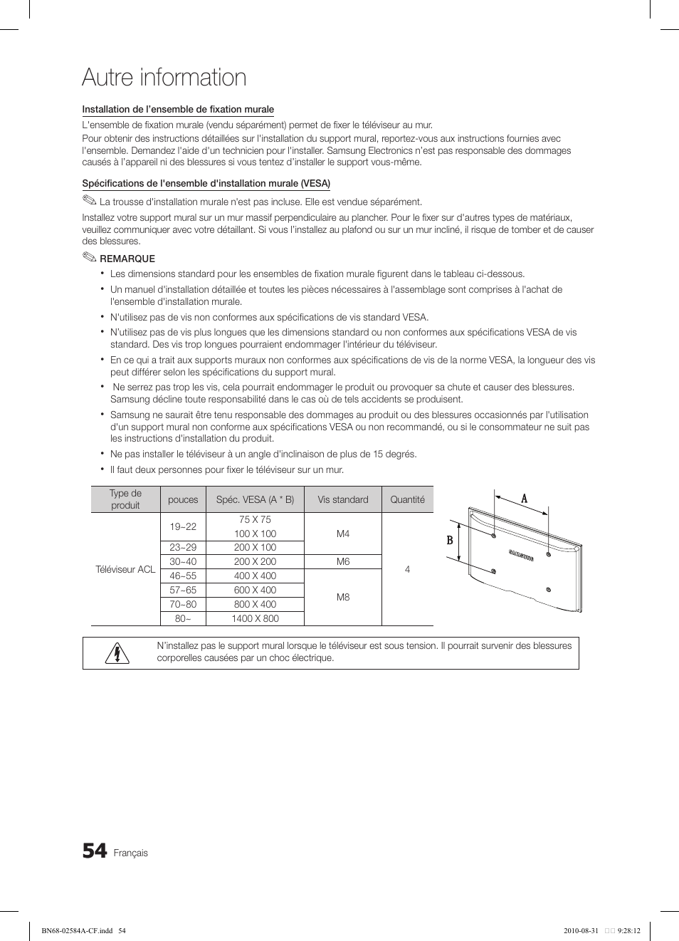 Autre information | Samsung 750 User Manual | Page 176 / 184