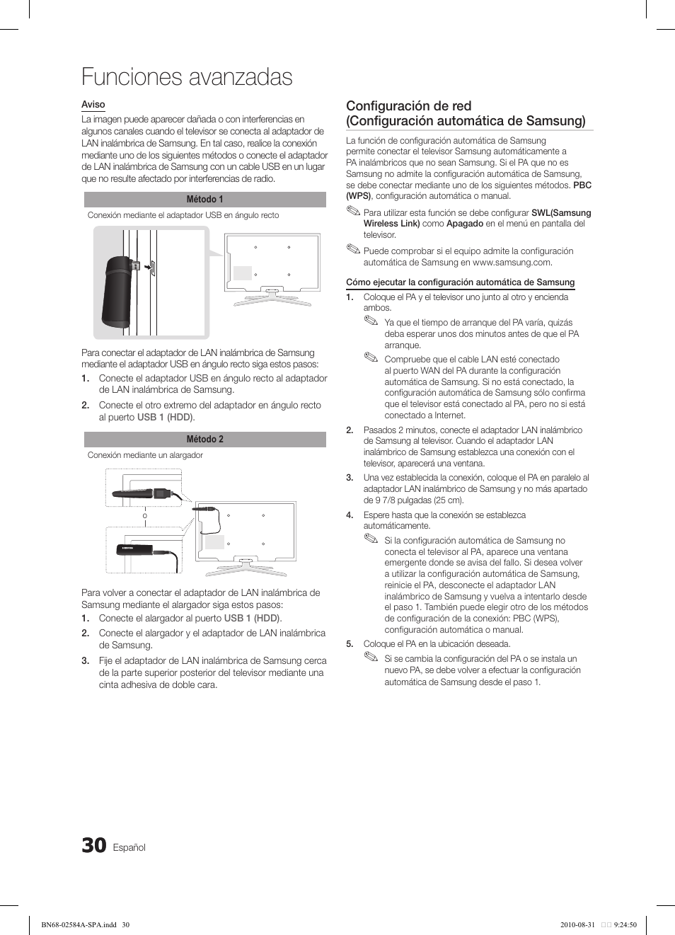 Funciones avanzadas | Samsung 750 User Manual | Page 90 / 184