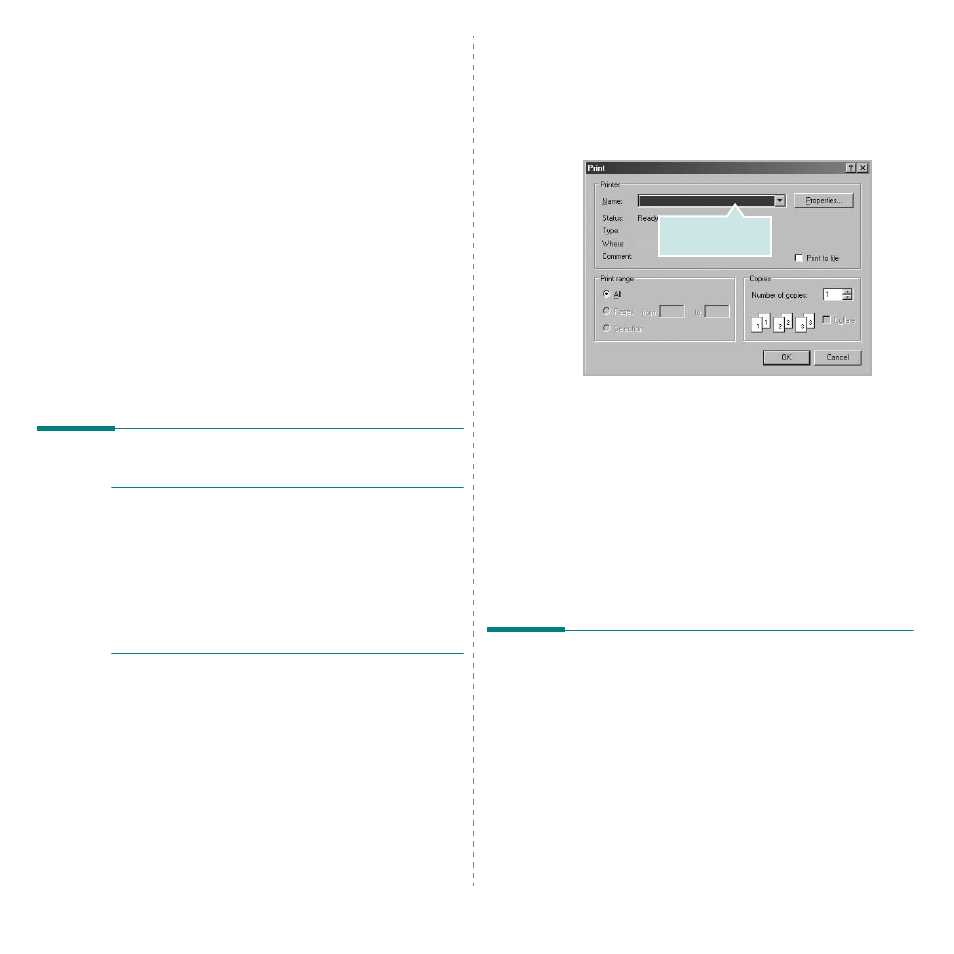 Basic printing, Printing a document, Printing to a file (prn) | Chapter 2, Printing a document printing to a file (prn) | Samsung SCX-6322DN User Manual | Page 115 / 148