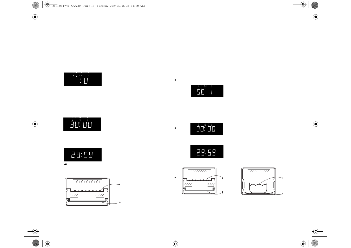 Operation, Broiling, Speed cooking | Samsung MT1044WBBB/CB User Manual | Page 16 / 36