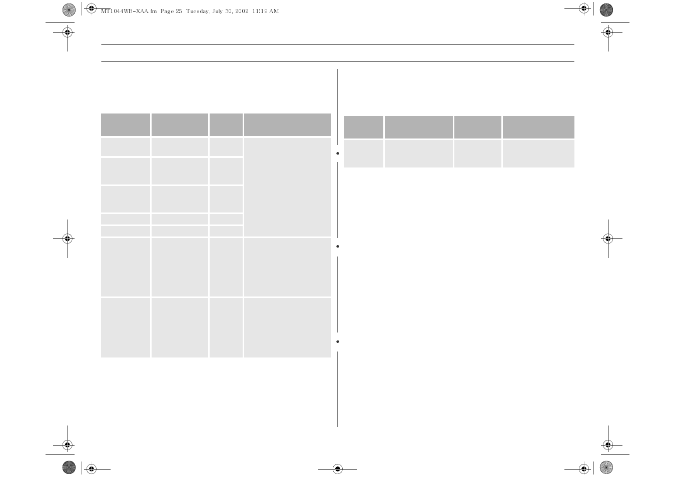 Cooking instructions | Samsung MT1044WBBB/CB User Manual | Page 25 / 36