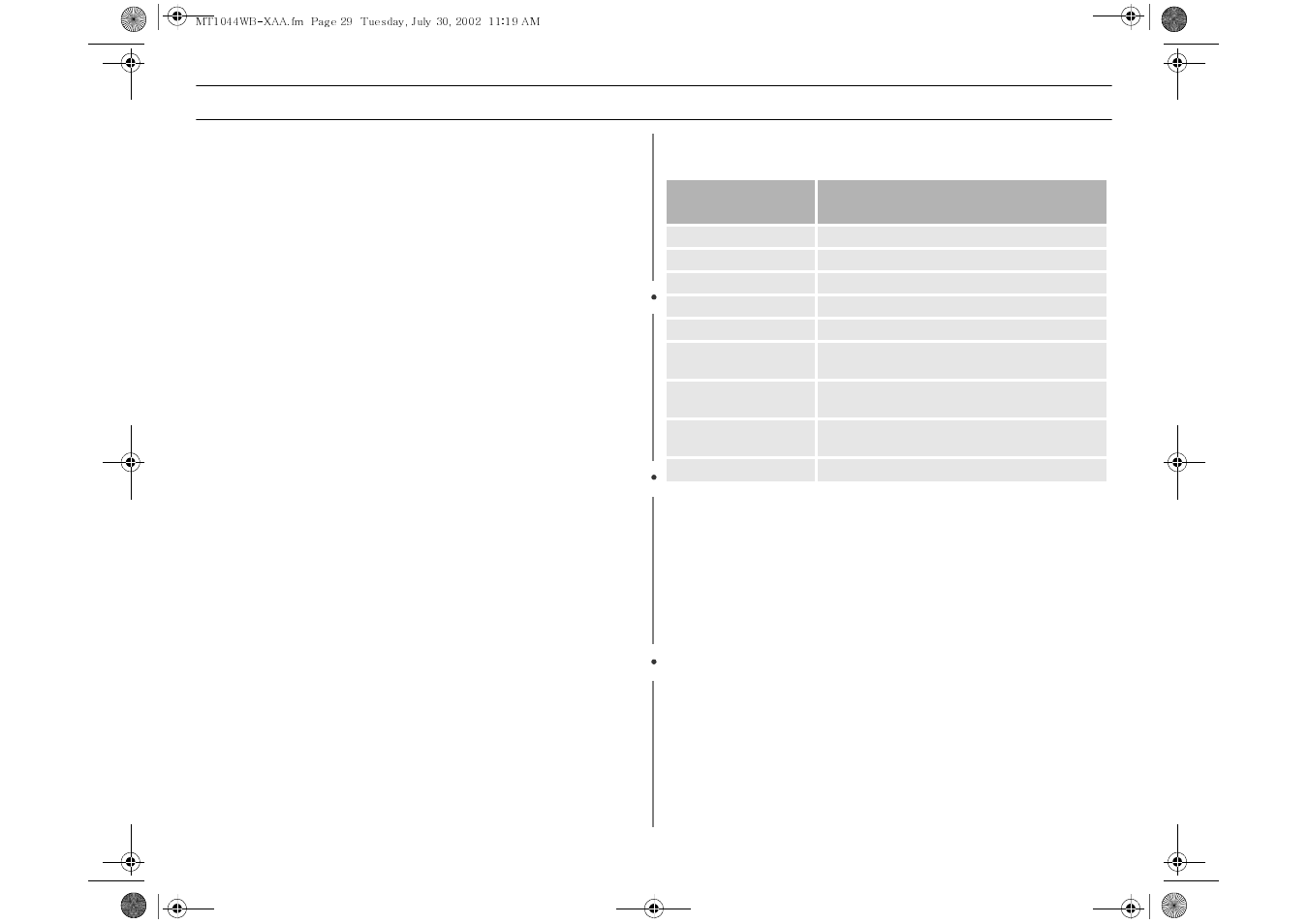 Appendix, Care and cleaning, Specifications | Samsung MT1044WBBB/CB User Manual | Page 29 / 36