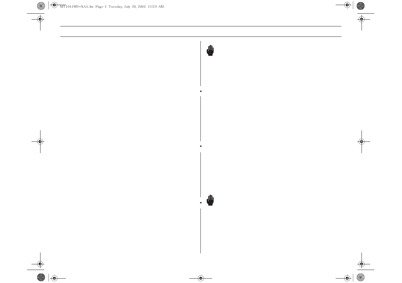 Warning, Important grounding instructions, Safety | Samsung MT1044WBBB/CB User Manual | Page 4 / 36