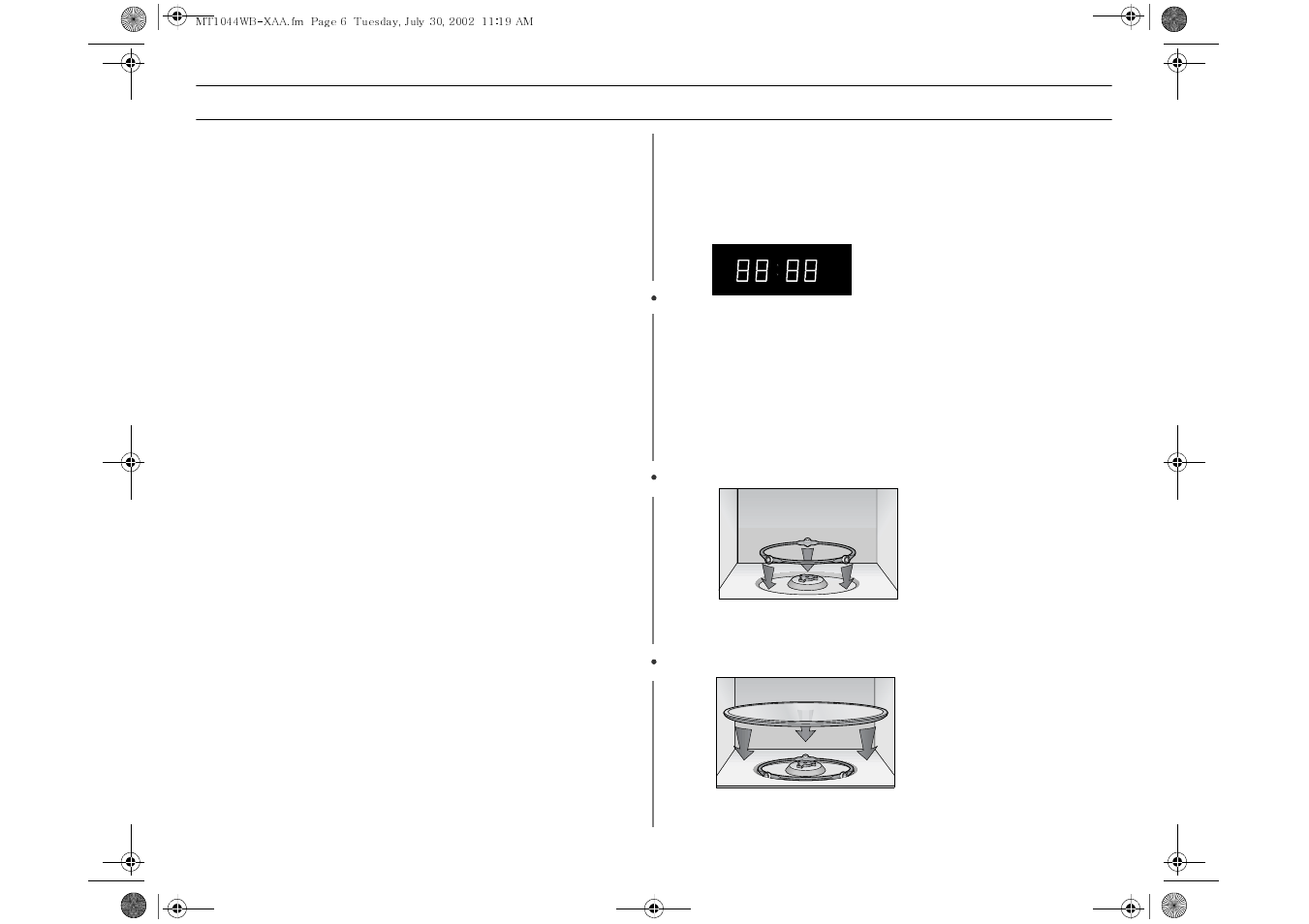 Your new toast & bake microwave oven | Samsung MT1044WBBB/CB User Manual | Page 6 / 36