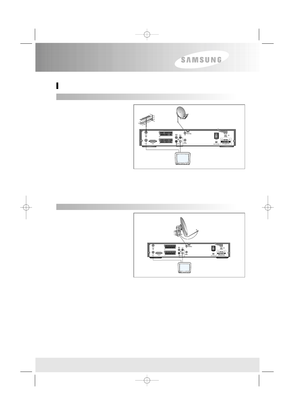 Connecting your equipment, Connection | Samsung SFT-503 User Manual | Page 11 / 40