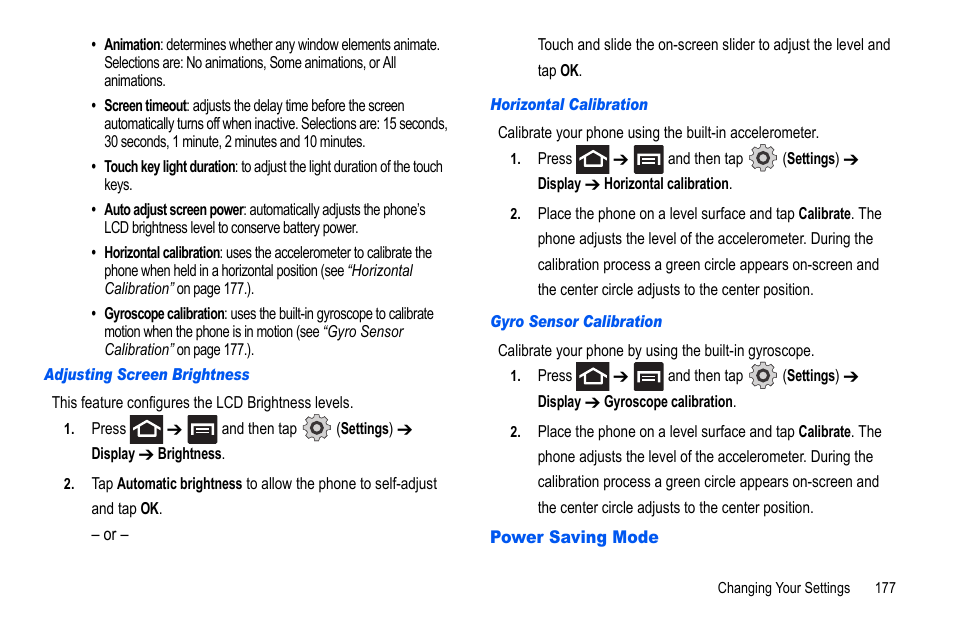Power saving mode, For more | Samsung GALAXY S SGH-T989D User Manual | Page 185 / 223