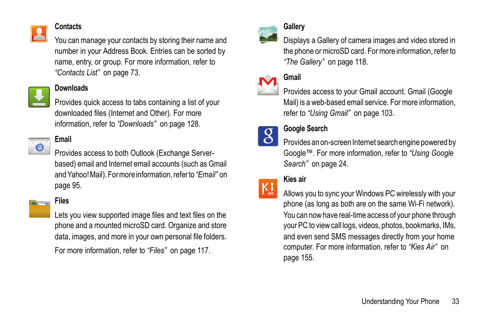 Samsung GALAXY S SGH-T989D User Manual | Page 41 / 223