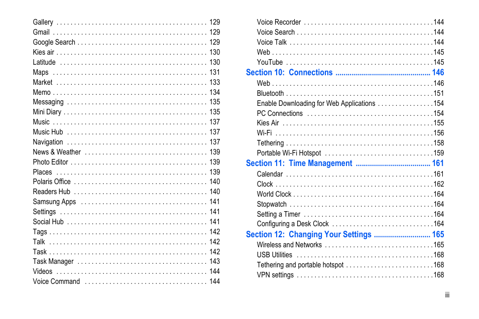 Samsung GALAXY S SGH-T989D User Manual | Page 7 / 223