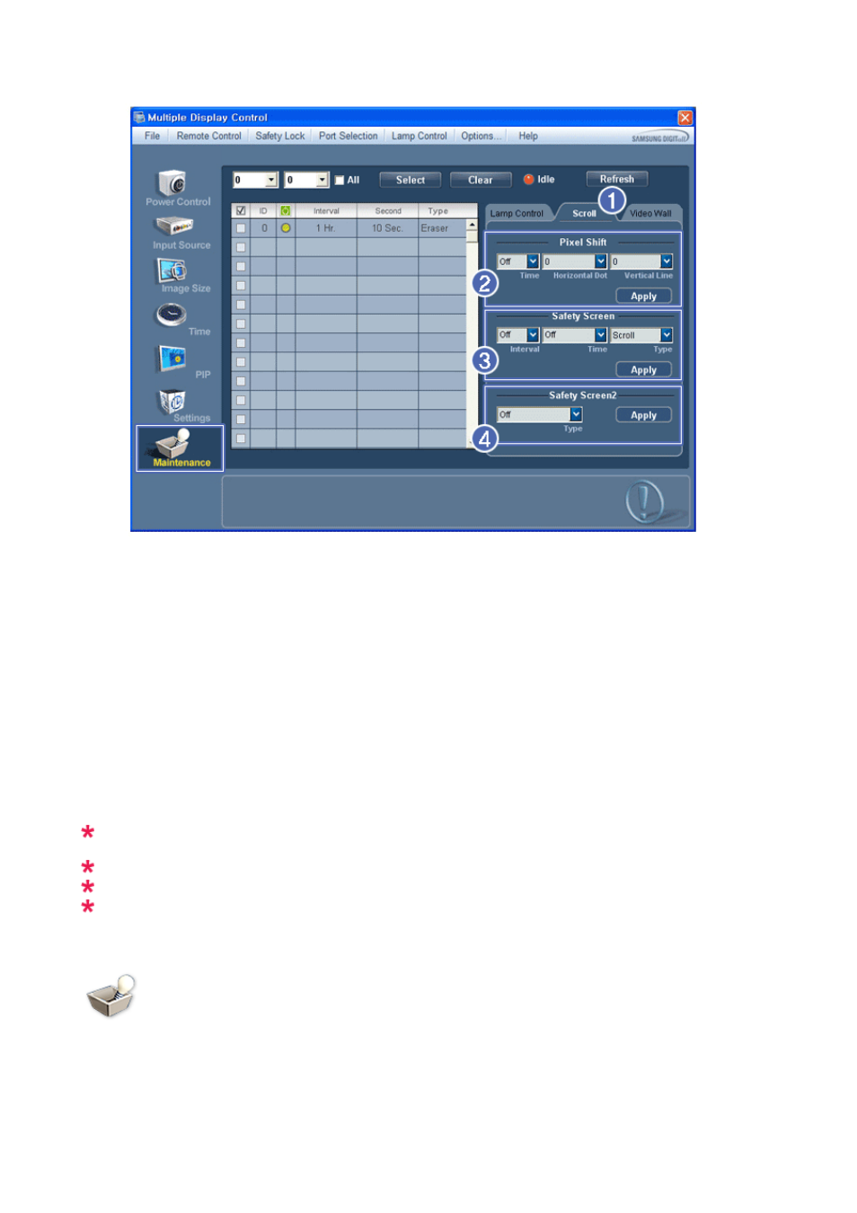 Maintenance video wall | Samsung P63FP-2 User Manual | Page 61 / 117