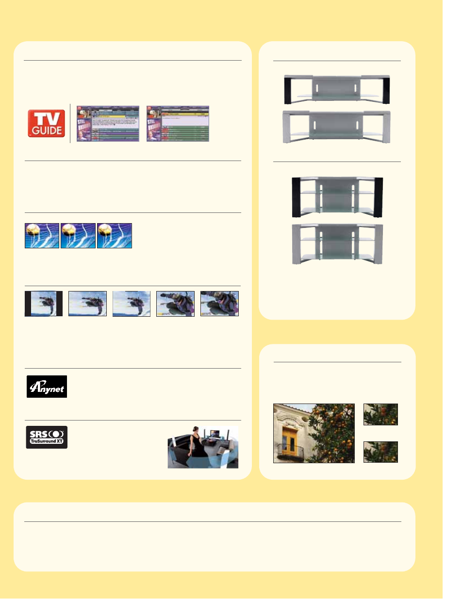 Matching stand, 1080p hd format, Convenience samsung tvs with dlp | Technology | Samsung 1080p User Manual | Page 5 / 6