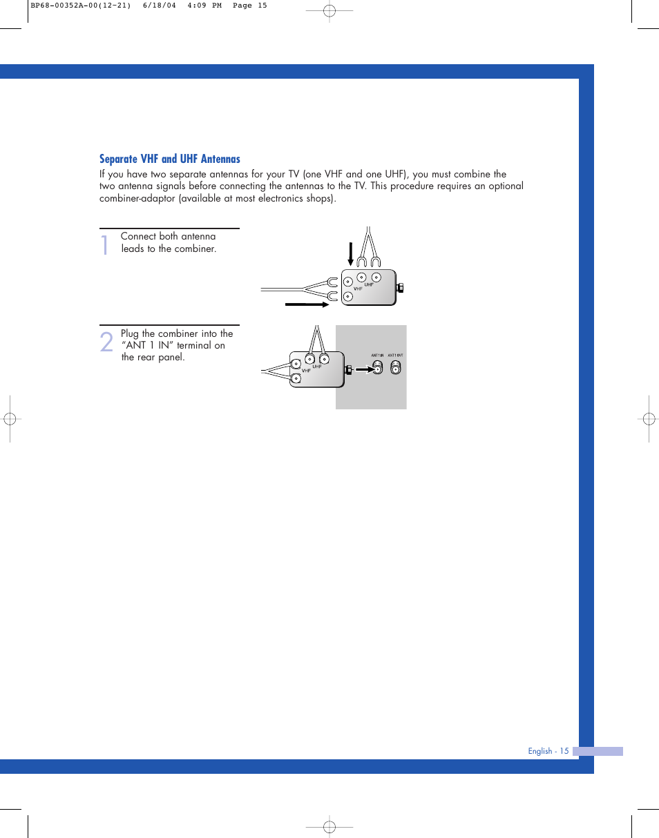 Samsung HL-P5085W User Manual | Page 15 / 91