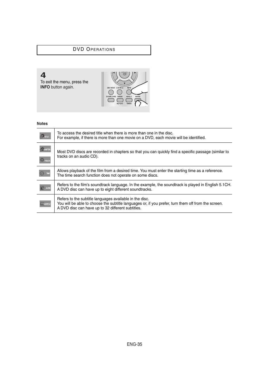 Samsung DVD-V8650 User Manual | Page 35 / 92