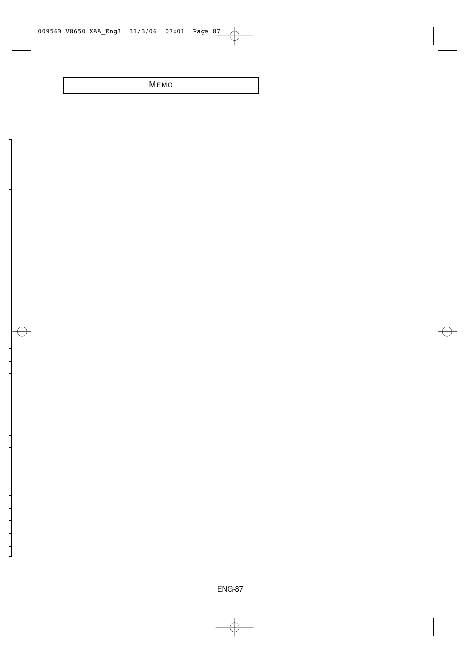 Samsung DVD-V8650 User Manual | Page 87 / 92