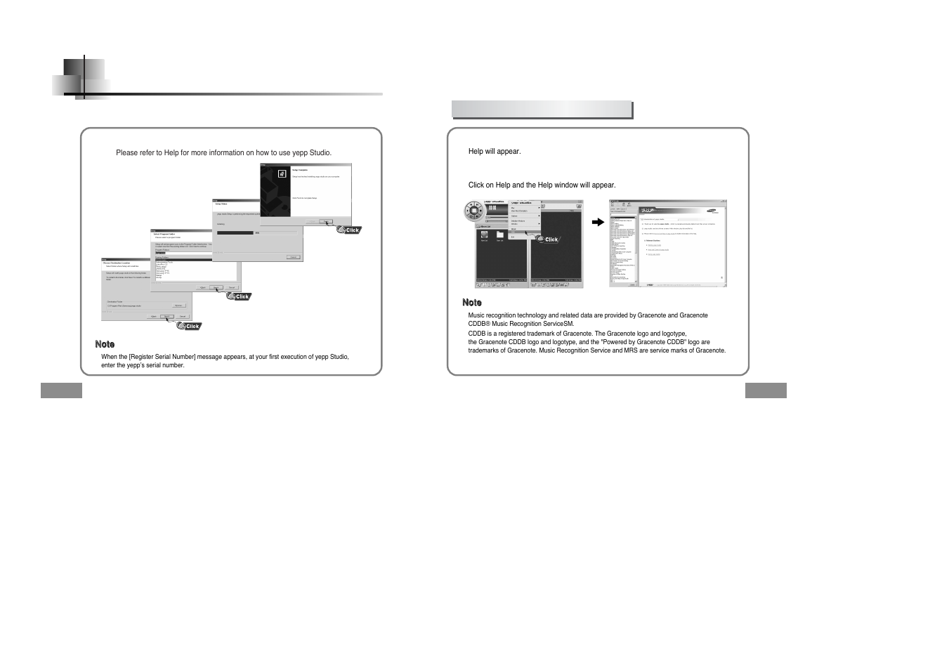 Installing yepp studio | Samsung YEPP YP-T5H User Manual | Page 13 / 28