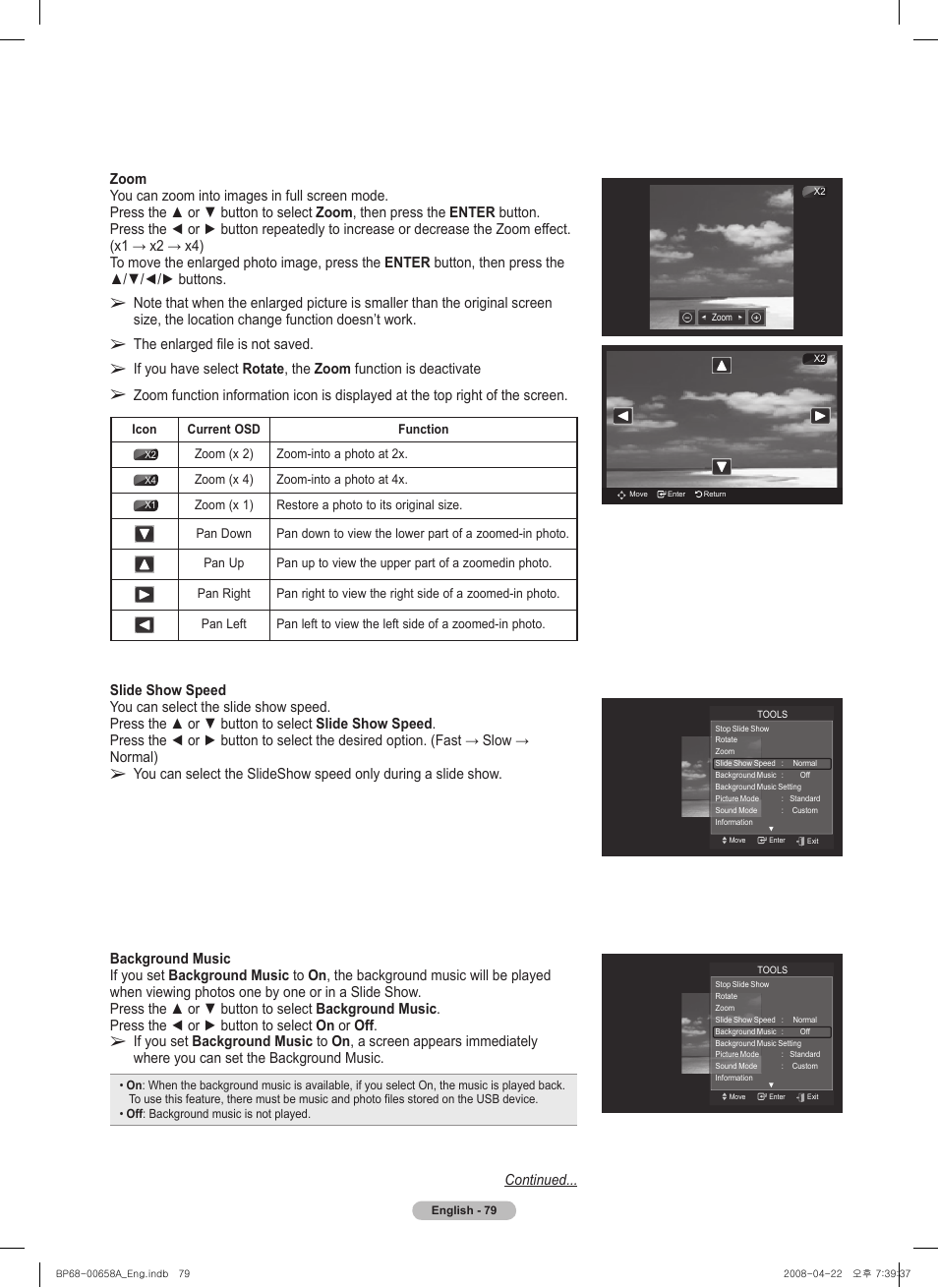 Samsung 750 Series User Manual | Page 79 / 195