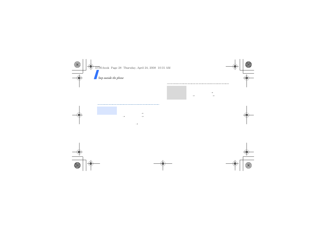 Use bluetooth | Samsung SGH-D780 User Manual | Page 31 / 49