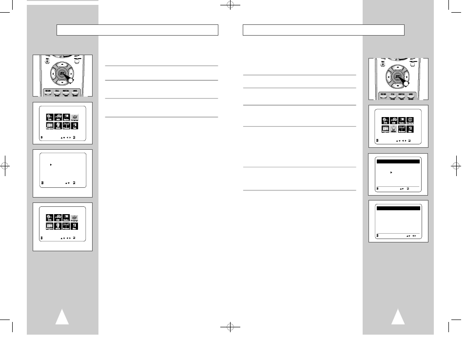 Manual clock set, Menu language | Samsung DVD-V2000 User Manual | Page 10 / 32
