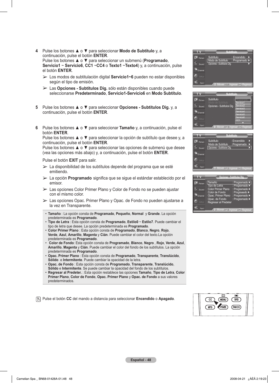 Samsung 410 Series User Manual | Page 117 / 139