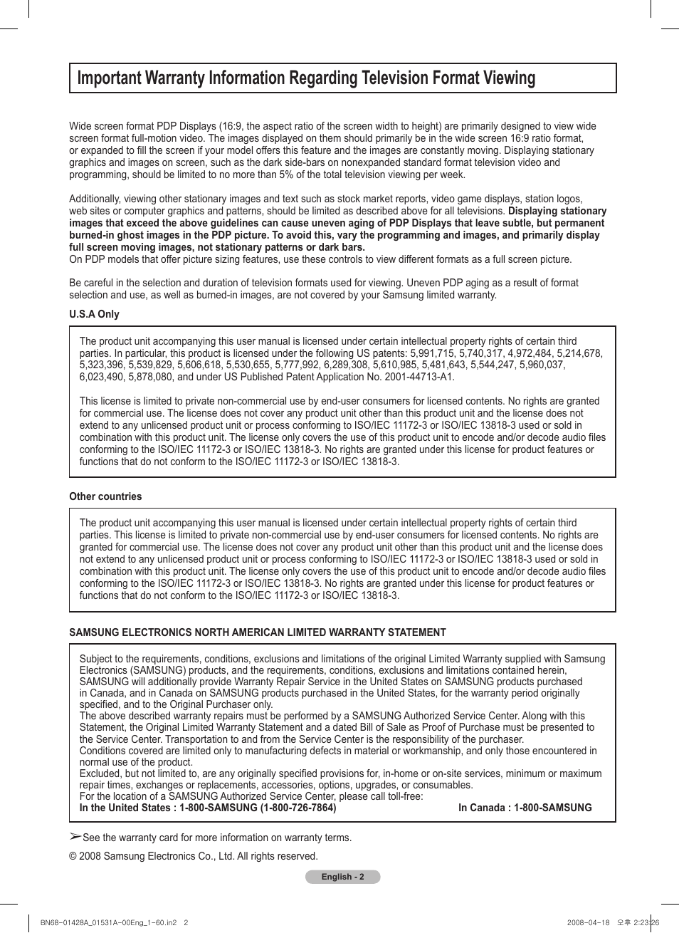 Samsung 410 Series User Manual | Page 2 / 139