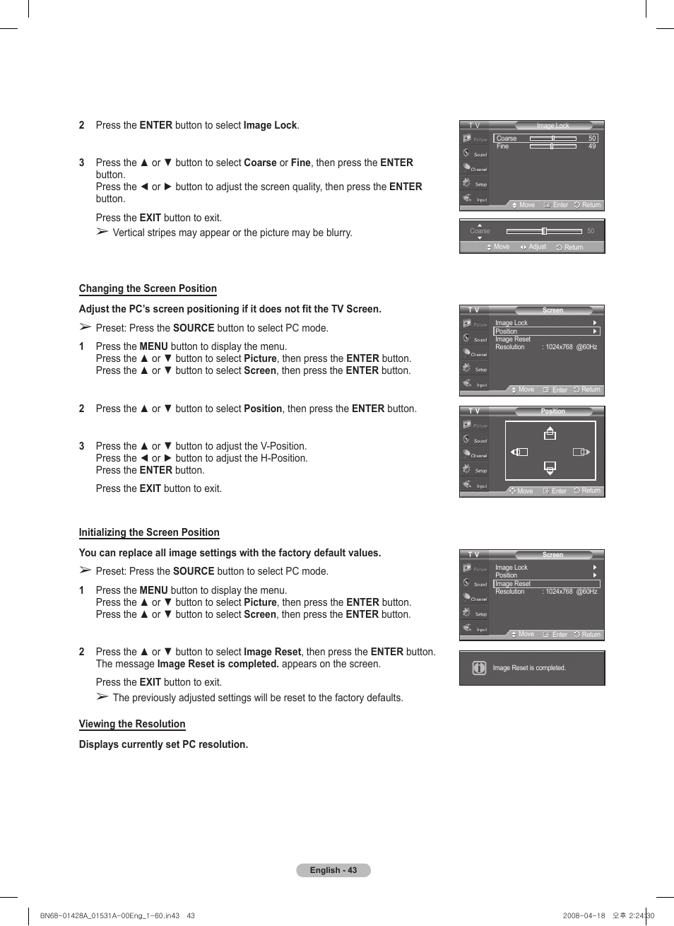 Samsung 410 Series User Manual | Page 43 / 139