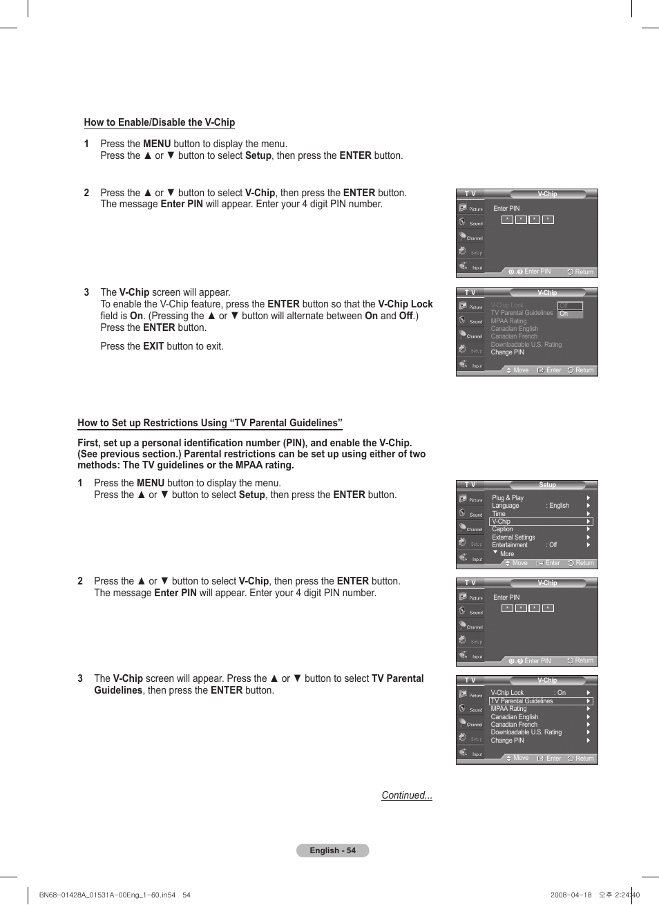 Samsung 410 Series User Manual | Page 54 / 139