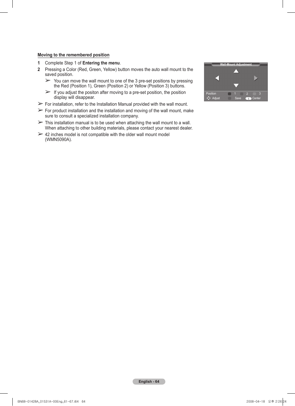 Samsung 410 Series User Manual | Page 64 / 139