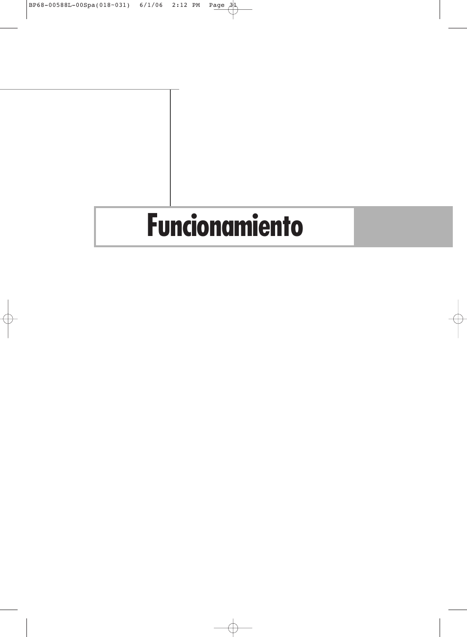 Funcionamiento | Samsung HL-S5088W User Manual | Page 31 / 164