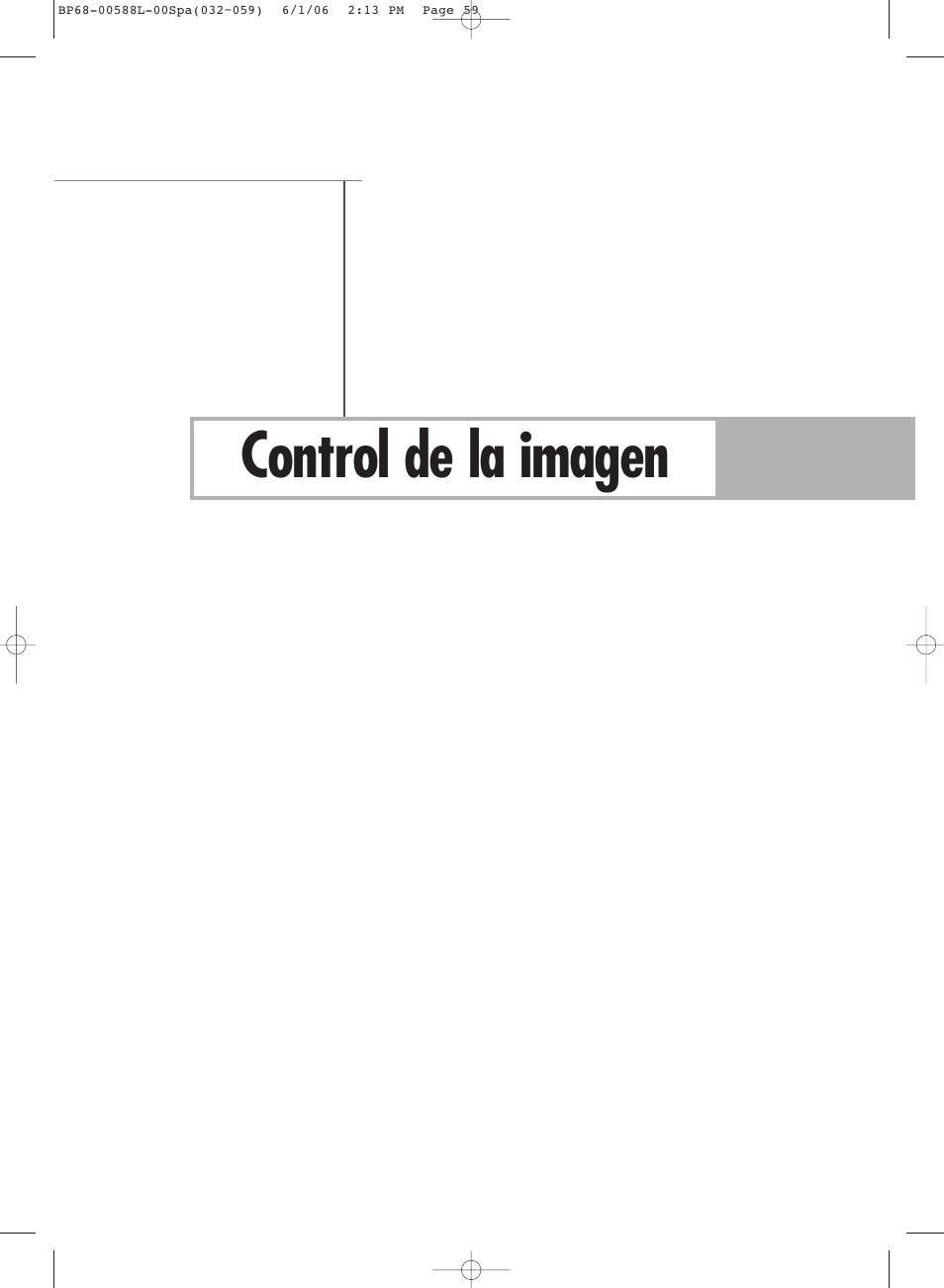 Control de la imagen | Samsung HL-S5088W User Manual | Page 59 / 164