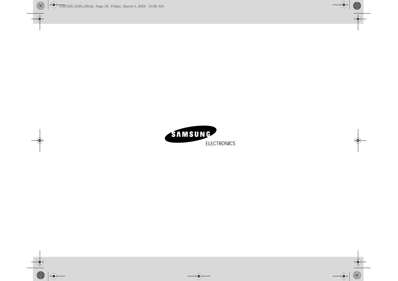 Samsung CM1629 User Manual | Page 24 / 24