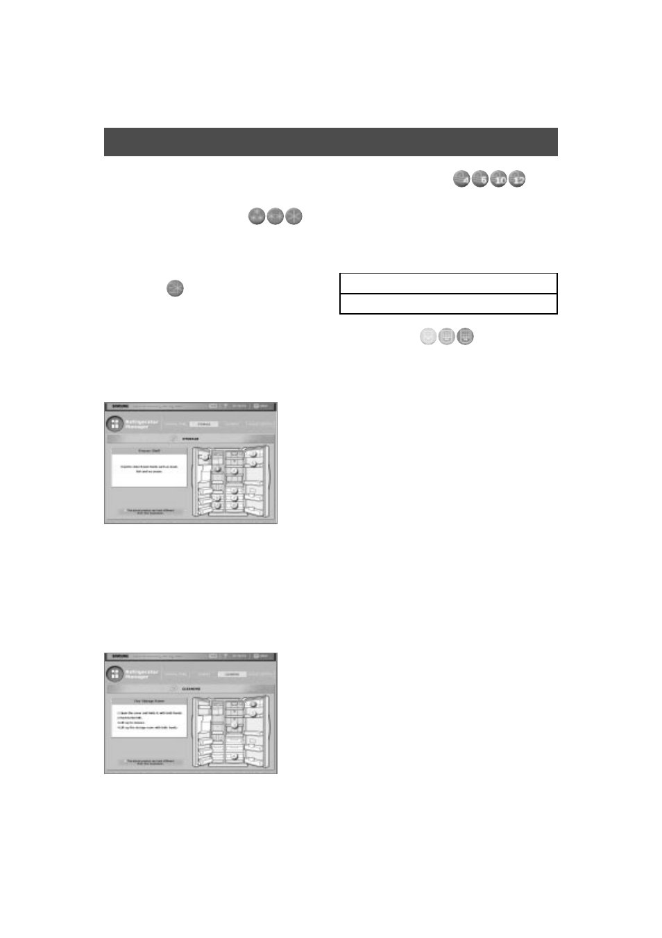 User interface, Cleaning storage | Samsung HomePAD HP2777AT User Manual | Page 44 / 61