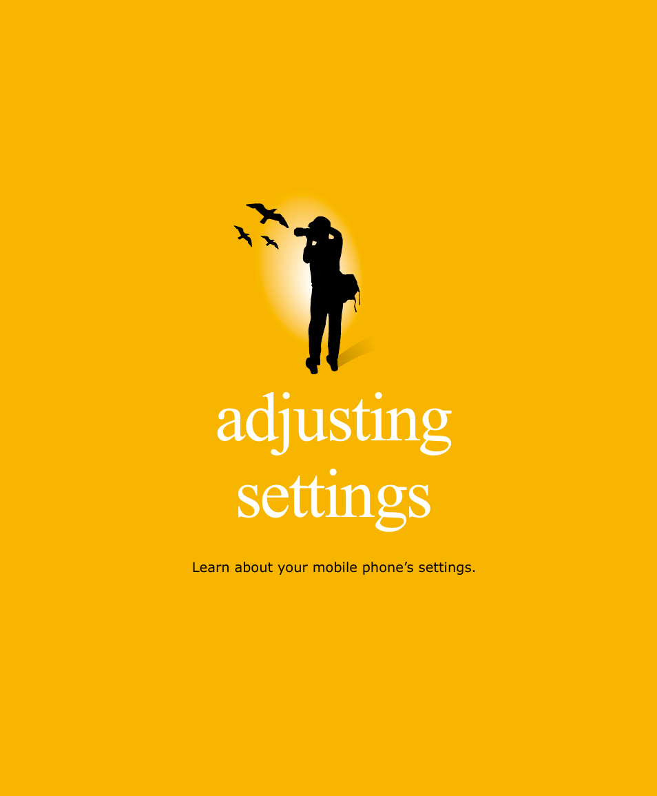Adjusting settings | Samsung SOUL SGH-U900 User Manual | Page 128 / 152