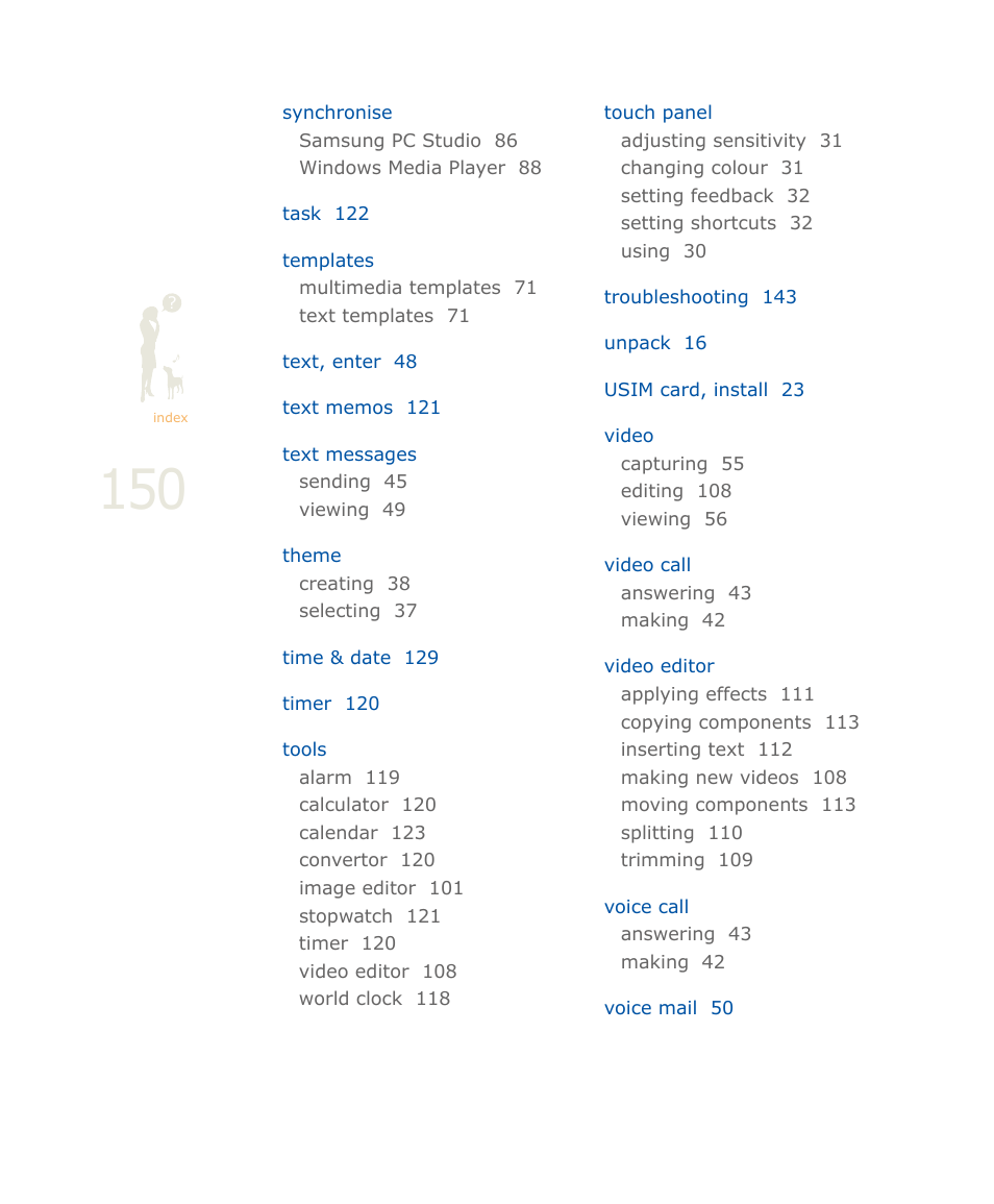 Samsung SOUL SGH-U900 User Manual | Page 151 / 152