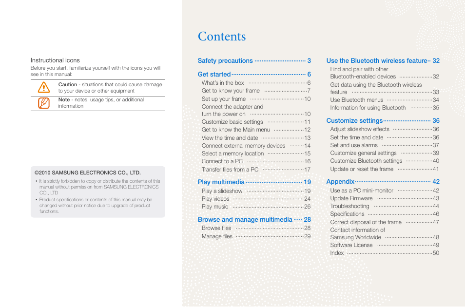 Samsung THE COMPLETE NETWORK SOLUTION EMM-E6 User Manual | Page 2 / 52