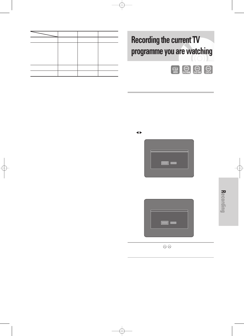 Recording, English - 79 | Samsung DVD-HR725 User Manual | Page 79 / 135